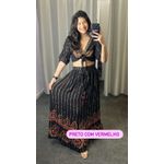 Conjunto Boho Saia Longa 