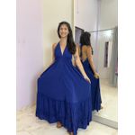 Vestido longo Shakti liso