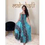 Vestido Longo de Tiras Esotérico