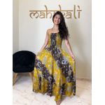 Vestido Longo de Tiras Esotérico