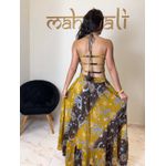 Vestido Longo de Tiras Esotérico