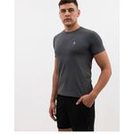 Camiseta Masculina Básica - Cinza