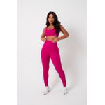 Calça Legging Bolso Lateral Rosa