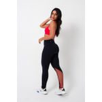 Calça Legging Com Tela Cold