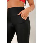 Calça Legging Bolso Frontal Beach Gloss Preta