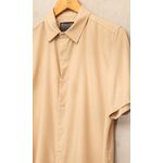 Camisa Visco Confort Amêndoa