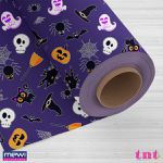 Toalha De Mesa Em Tnt Estampa Halloween, 70x70 Kit 10und