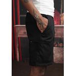 Short Cargo Alfaiataria Preto