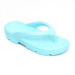 Kit 2 Tamancos Puff Feminino Azul e Pessego