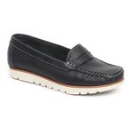 Mocassim Feminino Tratorado Preto Malta