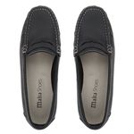Mocassim Feminino Tratorado Preto Malta