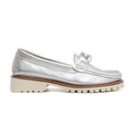 Kit 2 Mocassins com Fivela Feminino em Couro Ouro + Prata