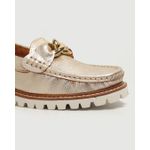 Mocassim Feminino Com Fivela Ouro