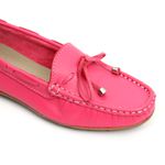 Kit 2 Mocassins Casual Feminino Em Couro Pink + Onça 