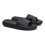 Kit 2 Pares Chinelo Feminino Nuvem Premium Pêssego e Preto