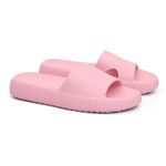Kit 2 Pares Chinelo Feminino Nuvem Premium Rosa e Preto
