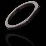 Anel Sinete 11x2,3mm Aço Inox Preto
