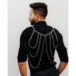 Body Chain Asas Alumínio Inoxidável Níquel 