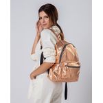 Mochila Couro Legítimo Pêlo Onça 663 Ethel