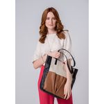 Bolsa Ombro Couro Tricolor 511 Sonora