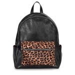 Mochila Couro Pêlo Onça 663 Ethel