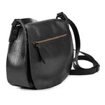 Bolsa Transversal Couro Preto 630 Capitu