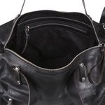 Bolsa Transversal Couro Preto 635 Charlote