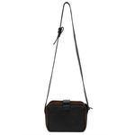 Bolsa John Couro Velour Café/Floater Preto