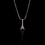 Colar Torre Eiffel 19x9 mm Semijoia RB 