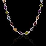 Choker Rainbow Prata 925