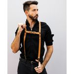 Harness Suspensório Couro Legítimo (escolha a cor!)