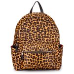 Mochila Couro Legítimo Pêlo Onça 663 Ethel