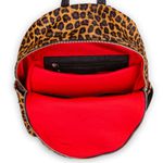 Mochila Couro Legítimo Pêlo Onça 663 Ethel