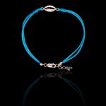 Pulseira Fio de Seda com Búzio Prata 925