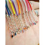 Pulseira Minimal Grego Fio de Seda Prata 925