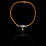 Pulseira Minimal Grego Fio de Seda Prata 925