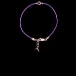 Pulseira Minimal Grego Fio de Seda Prata 925