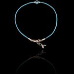 Pulseira Minimal Grego Fio de Seda Prata 925