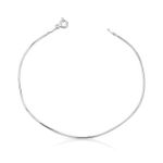 Pulseira Rabo de Rato 1mm Prata 925