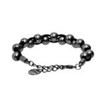 Pulseira Masculina Berloques Grafite