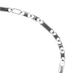Pulseira Elos Vazados 4 mm Aço Inox