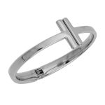 Bracelete T Mola Zamac Níquel