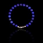 Pulseira Pedra Natural Lápis Lazúli Prata 925