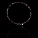 Pulseira Grumet 3mm Aço Inox Preto