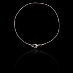 Pulseira Rabo de Rato 1mm Aço Inox Prateado