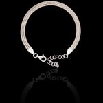 Pulseira 3 Fios Prata 925