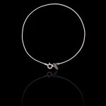 Pulseira Rabo de Rato 1mm Prata 925