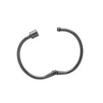 Bracelete Fecho Rosca Zamac Grafite