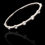 Bracelete Pontos de Luz Zamac Prateado