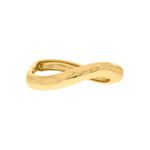 Bracelete Onda Zamac Dourado